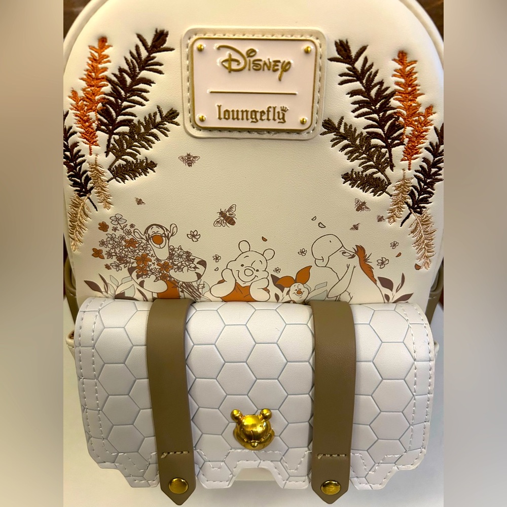 Loungefly Disney Winnie the Pooh and Friends Honeycomb - NWT - Picture 2 of 7
